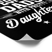 Guns Don't Kill People Dads With Pretty Daughters  Poster (Ecke)
