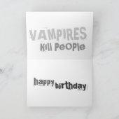 Guns don't kill people, VAMPIRE Kill People Karte (Innenseite)