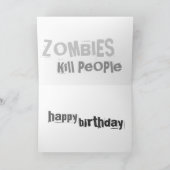 Guns don't kill people, ZOMBIES Kill People Karte (Innenseite)