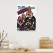 Guns N Roes's 1988 Rolling Stone Magazine Cover Poster (Küche)