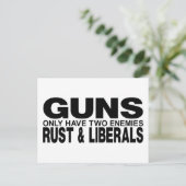 GUNS POSTKARTE (Stehend Vorderseite)