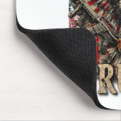 Guns und Trump 2. Flag Eagle Americ Mousepad (Ecke)