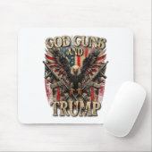 Guns und Trump 2. Flag Eagle Americ Mousepad (Mit Mouse)