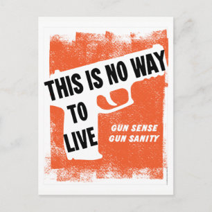 Gunsense Gun Sanity Postkarte