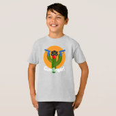 Gunslinger Cactus Design - Kids' Basic T - Shirt (Vorne ganz)