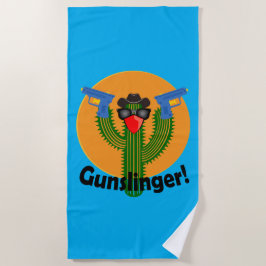 Gunslinger Cactus Design - Strandtuch