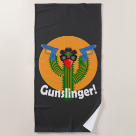Gunslinger Cactus Design - Strandtuch