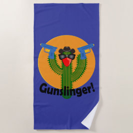 Gunslinger Cactus Design - Strandtuch