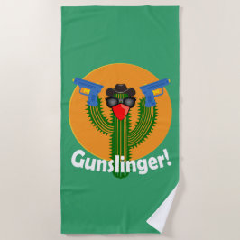 Gunslinger Cactus Design - Strandtuch