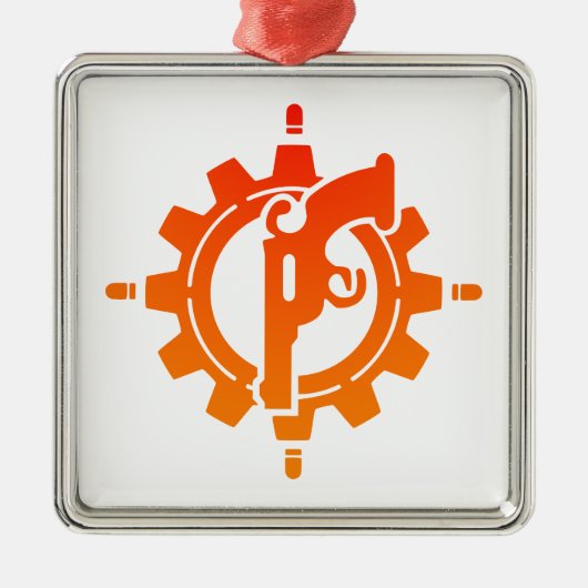 Gunslinger Sharpshooter Sniper Gunner DnD Ornament Aus Metall (Vorne)