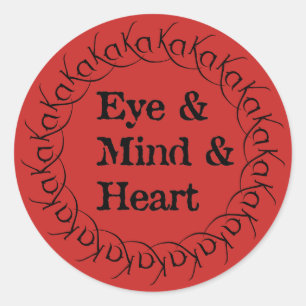 Gunslinger's Creed & Wheel of Ka Runder Aufkleber