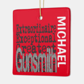 Gunsmith Extraordinaire CUSTOM Keramikornament (Links)