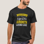 Gunsmith Job Title Employee Funny Worker Professio T-Shirt (Vorderseite)