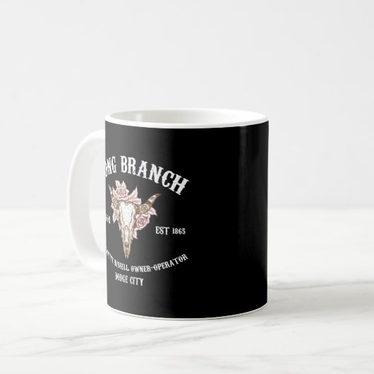 Gunsmoke Long Branch Saloon Kaffeetasse (Vorderseite Links)