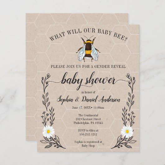 Günstig für den Haushalt, was Baby einladen wird (Vorne/Hinten)