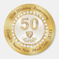 Günstige, 50. Hochzeitstag-Jubiläum: Souvenirs