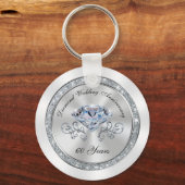 Günstige 60-jährige Jubiläumsfavors in BULK oder K Schlüsselanhänger (Vorderseite)