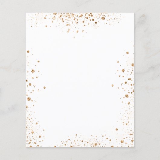 Günstige Ballons für Babydusche mit weißem Glitzer (Rückseite)