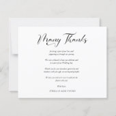 Günstige Bride & Groom 2 Fotos Kollage Hand Lettis (Rückseite)