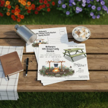 Günstige Familienfamilie Wiedersehen Einladung Fly