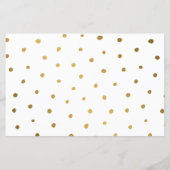 Günstige Holidays Gold Foto Holiday Card (Rückseite)