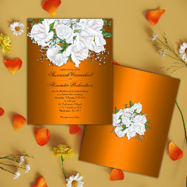 Günstige Orange-Rose, Hochzeiten in der White Brid Flyer