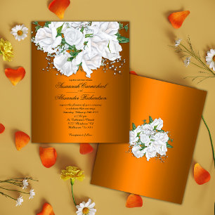 Günstige Orange-Rose, Hochzeiten in der White Brid Flyer