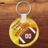 Günstige Personalisierte Fußball-Schlüsselanhänger Schlüsselanhänger (Vorderseite)