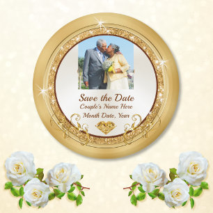 Günstige Save the Dates, Save the Date Foto Magnet