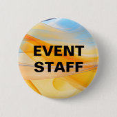 Günstige Veranstaltungspersonal Moderne Button-Abz Button (Vorderseite)
