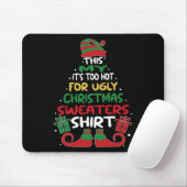 Günstige Weihnachts-Sweaters Funny Xmas Männer Fra Mousepad (Mit Mouse)