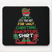 Günstige Weihnachts-Sweaters Funny Xmas Männer Fra Mousepad (Vorne)