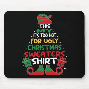 Günstige Weihnachts-Sweaters Funny Xmas Männer Fra Mousepad