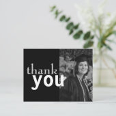 Günstiger Abschluss Danke Karte (Stehend Vorderseite)