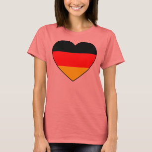 Günstiges Herz-Shirt Deutschland Fussball WM 2010 T-Shirt