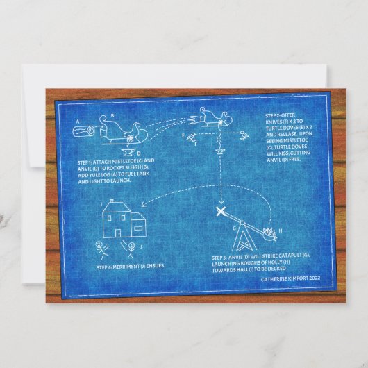 Günstiges Liefersystem Einladung (Rückseite)