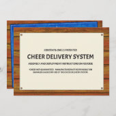 Günstiges Liefersystem Einladung (Vorne/Hinten)