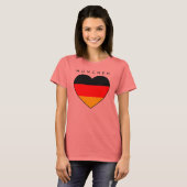 Günstiges München-Herz-Shirt Deutschland WM 2010 T-Shirt (Vorne ganz)