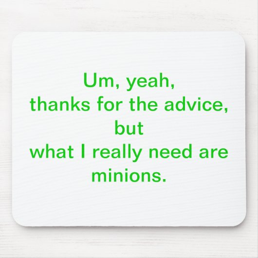 Günstlinge Mousepad (Vorne)