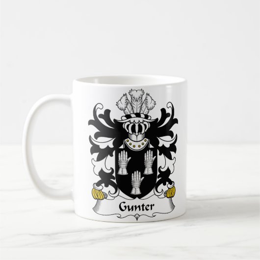 Gunter-Familienwappen Kaffeetasse (Links)