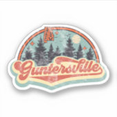 Guntersville, Alabama Aufkleber (Vorderseite)