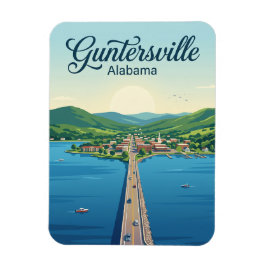 Guntersville USA Magnet