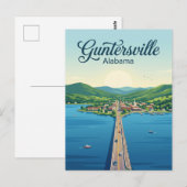 Guntersville USA Postkarte (Vorne/Hinten)