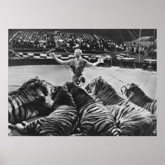 Gunther Gebel-Williams 1969 Poster (Vorne)