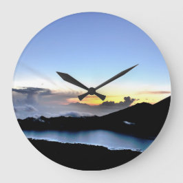 Gunung Batur Volcano Große Wanduhr