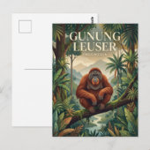 Gunung Leuser Indonesien Postkarte (Vorne/Hinten)