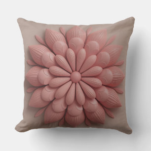 Gunungan Petal Echo 3D Batik-Muster Kissen
