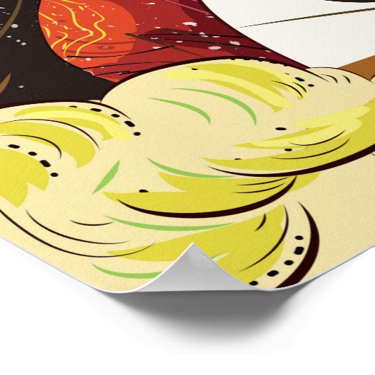 Guochao Peking Opera Poster (Ecke)