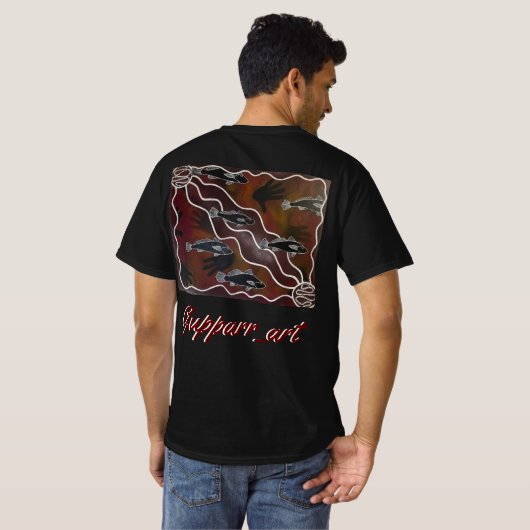 gupparr_art Shirt (Schwarz voll)