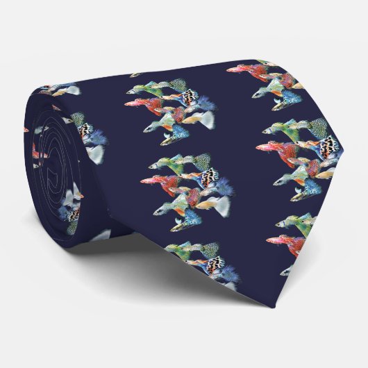 Guppies Krawatte (Gerollt)